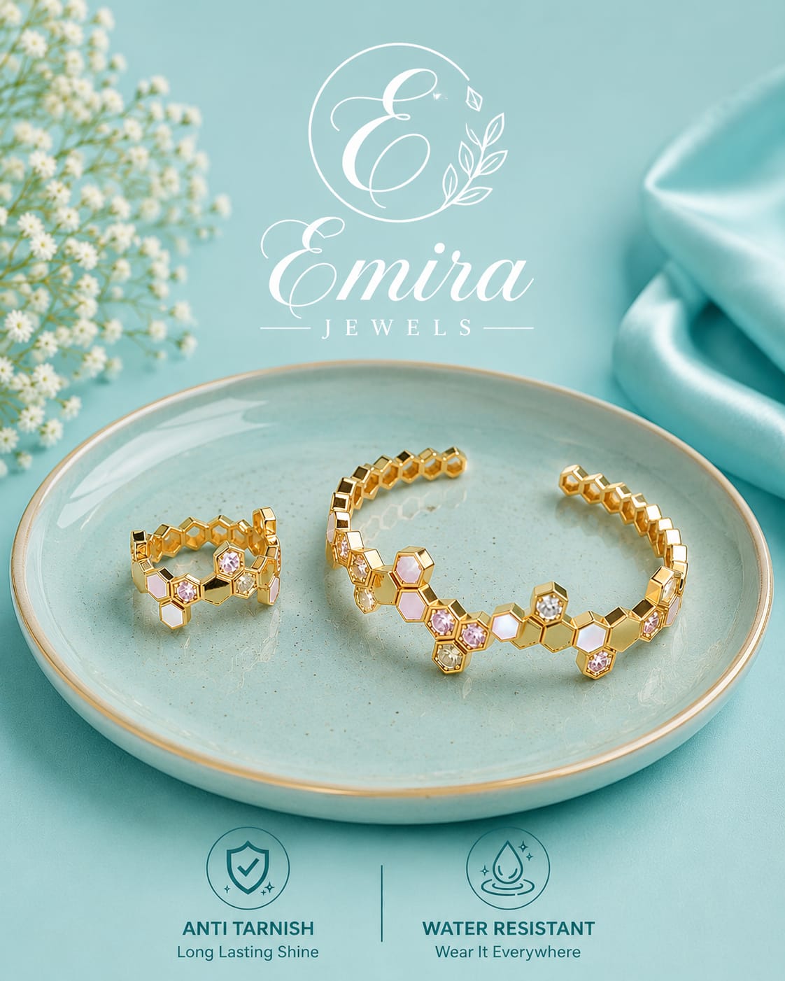 HoneyComb Bracelet Set