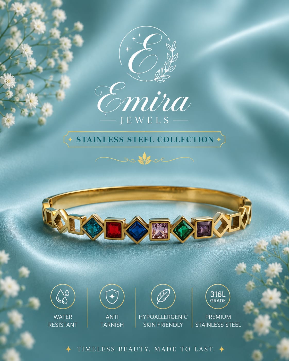 Prism Luxe Gemstone Bangle