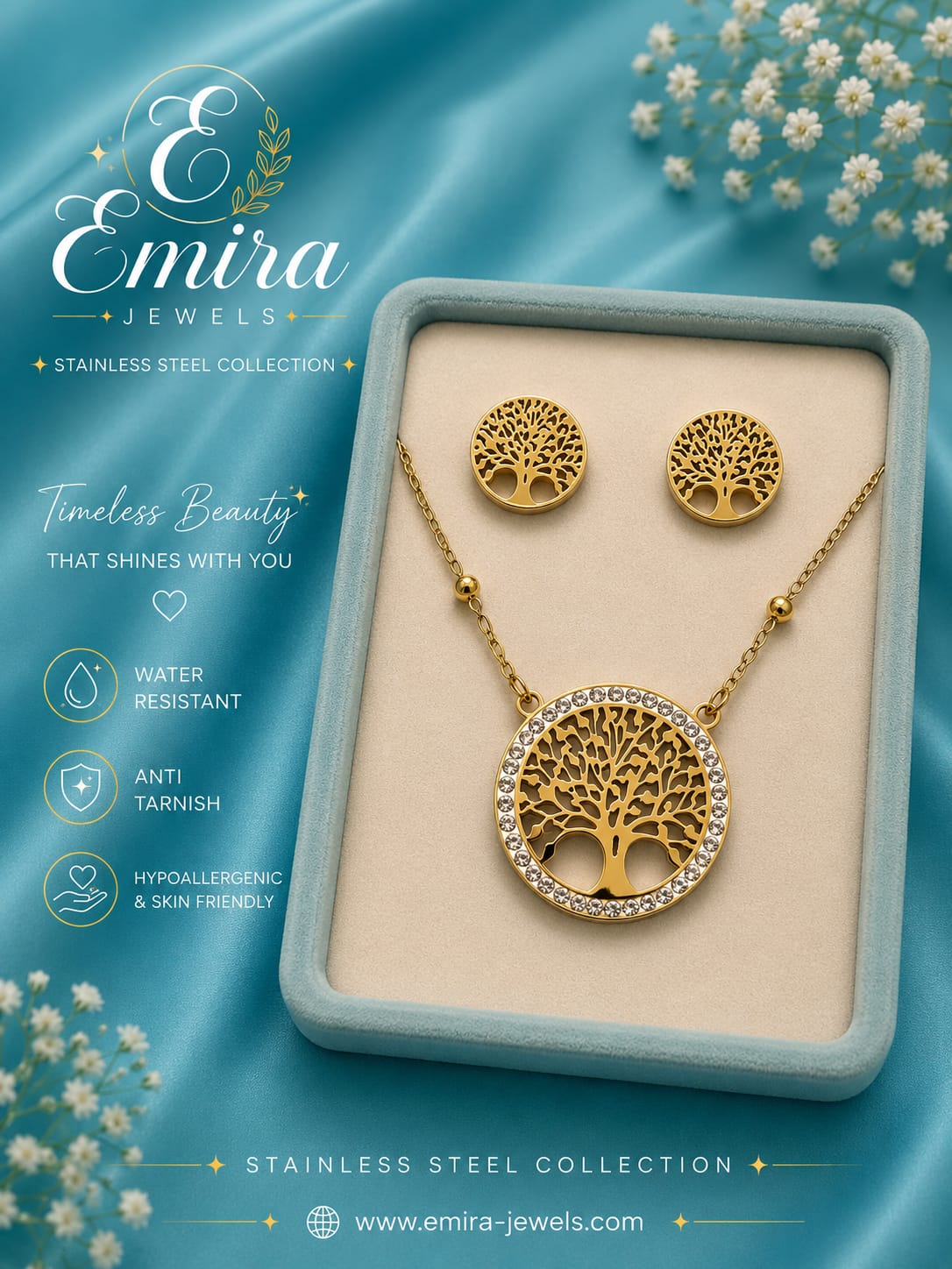 Tree of Life Jewelry Set