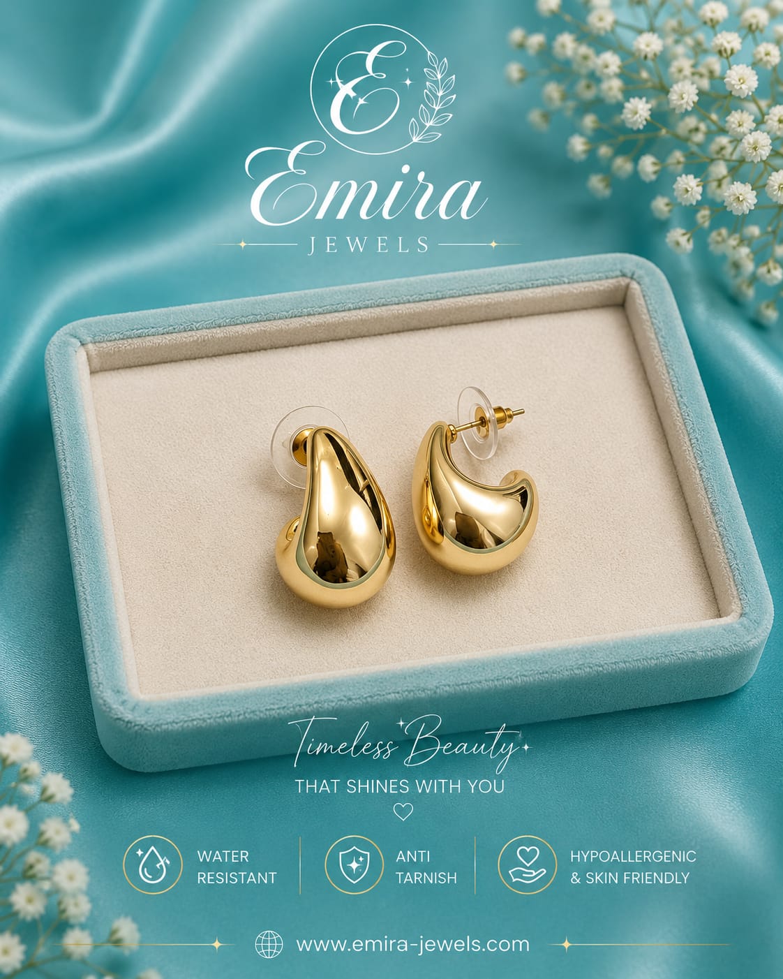 Aurora Sculpted Drop Earrings