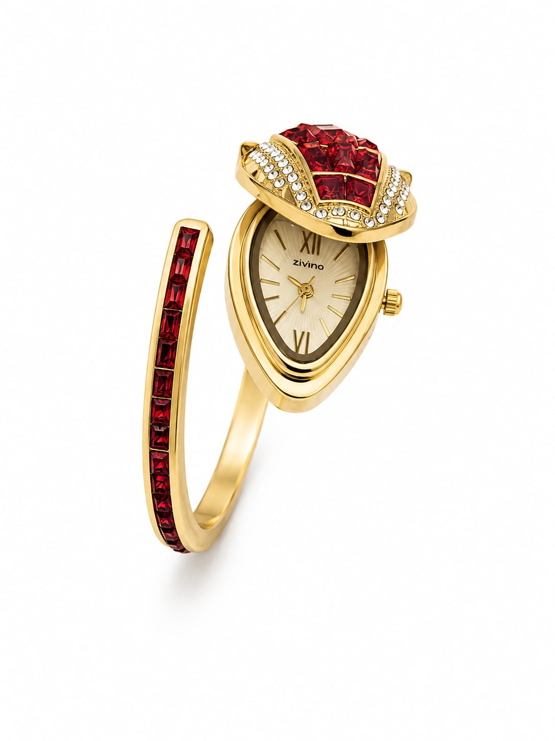 Serpentina Ruby Crystal Fashion Watch