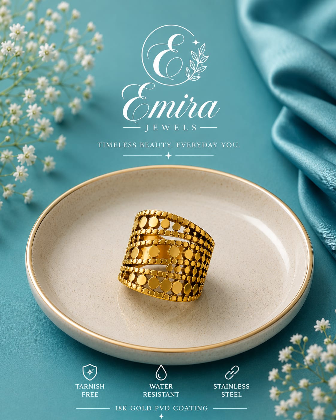 Aurora Mosaic Ring