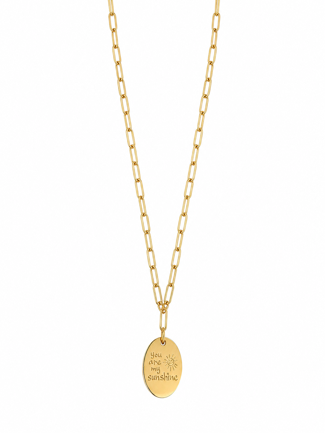 You Are My Sunshine Pendant Necklace
