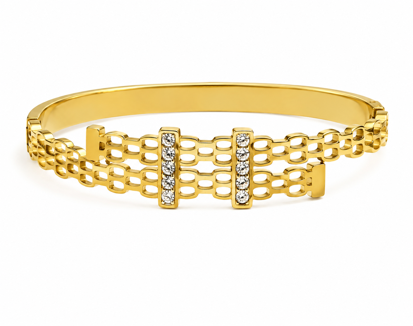 Celeste Crystal Link Bangle