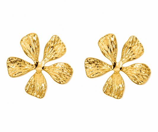Emira Golden Bloom Earrings
