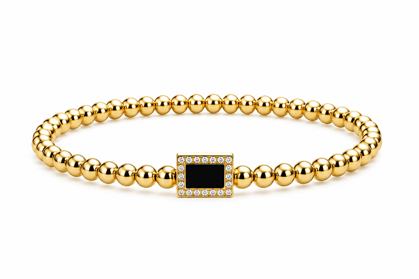 Midnight Luxe Beaded Bracelet