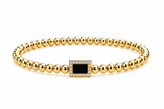Midnight Luxe Beaded Bracelet
