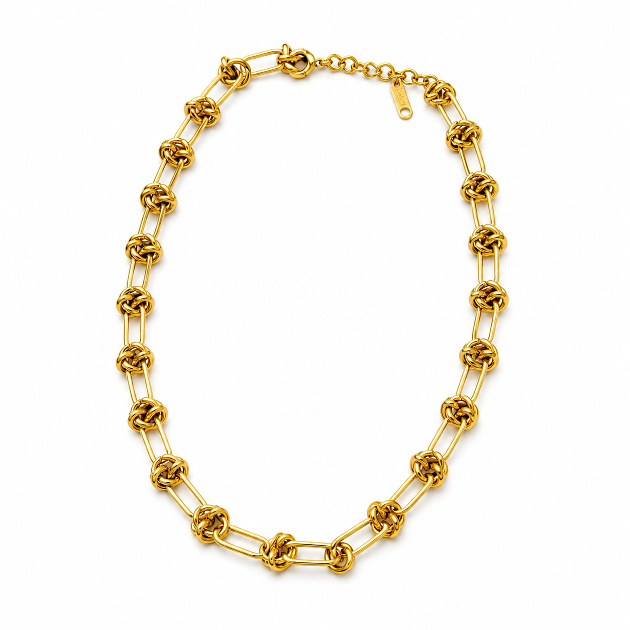 Aurora Knot Link Necklace