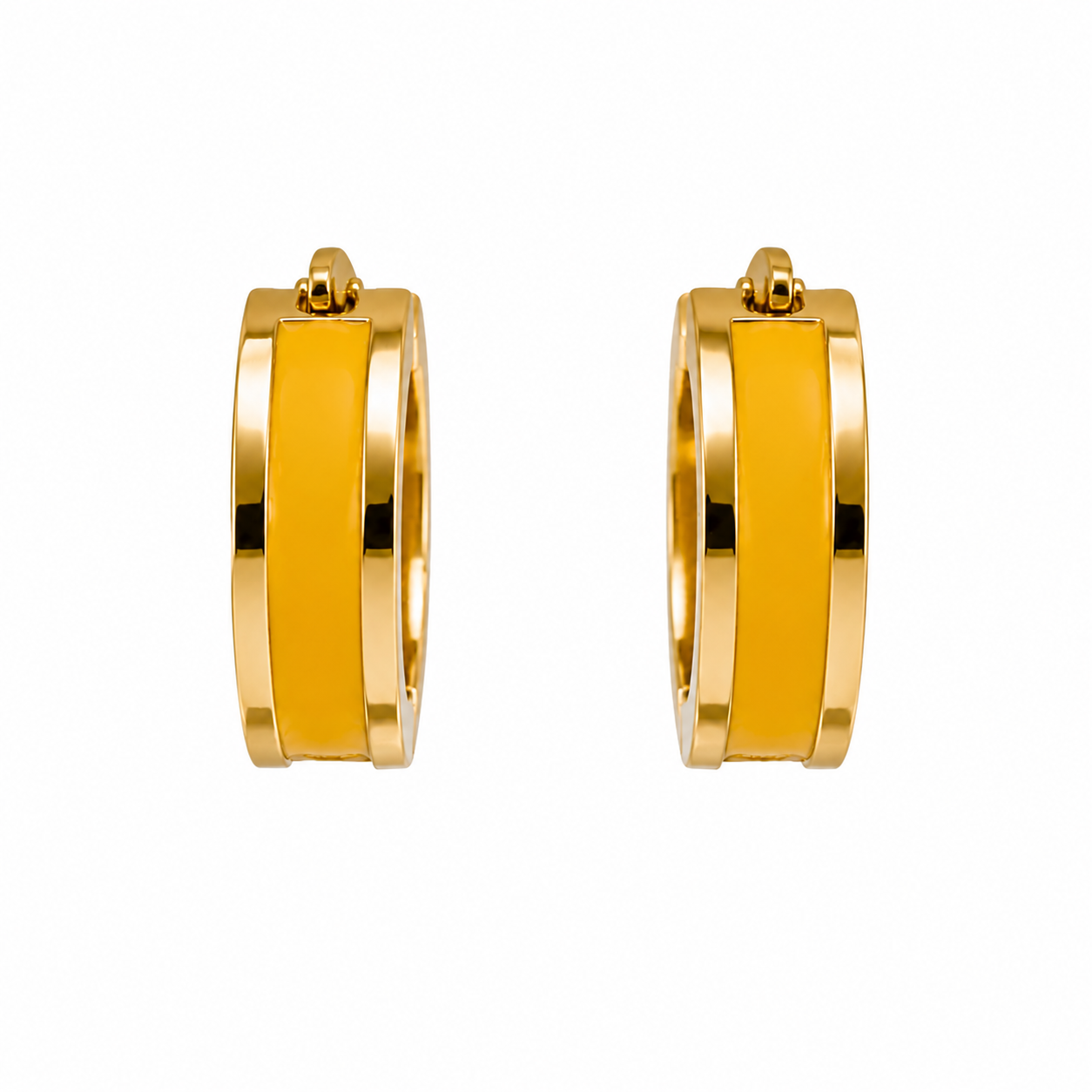 Golden Glow Hoop Earrings