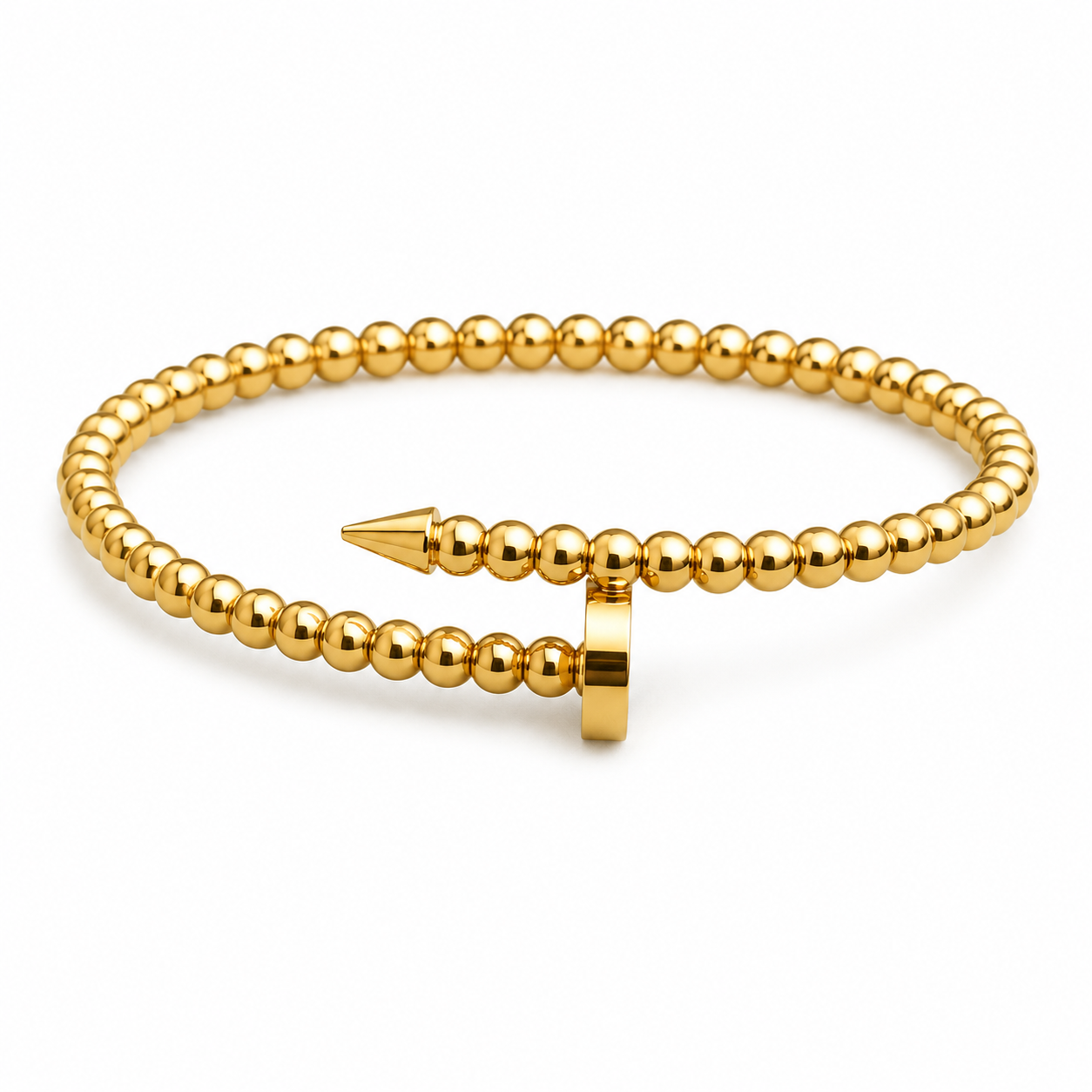 Golden Orbit Nail Bangle