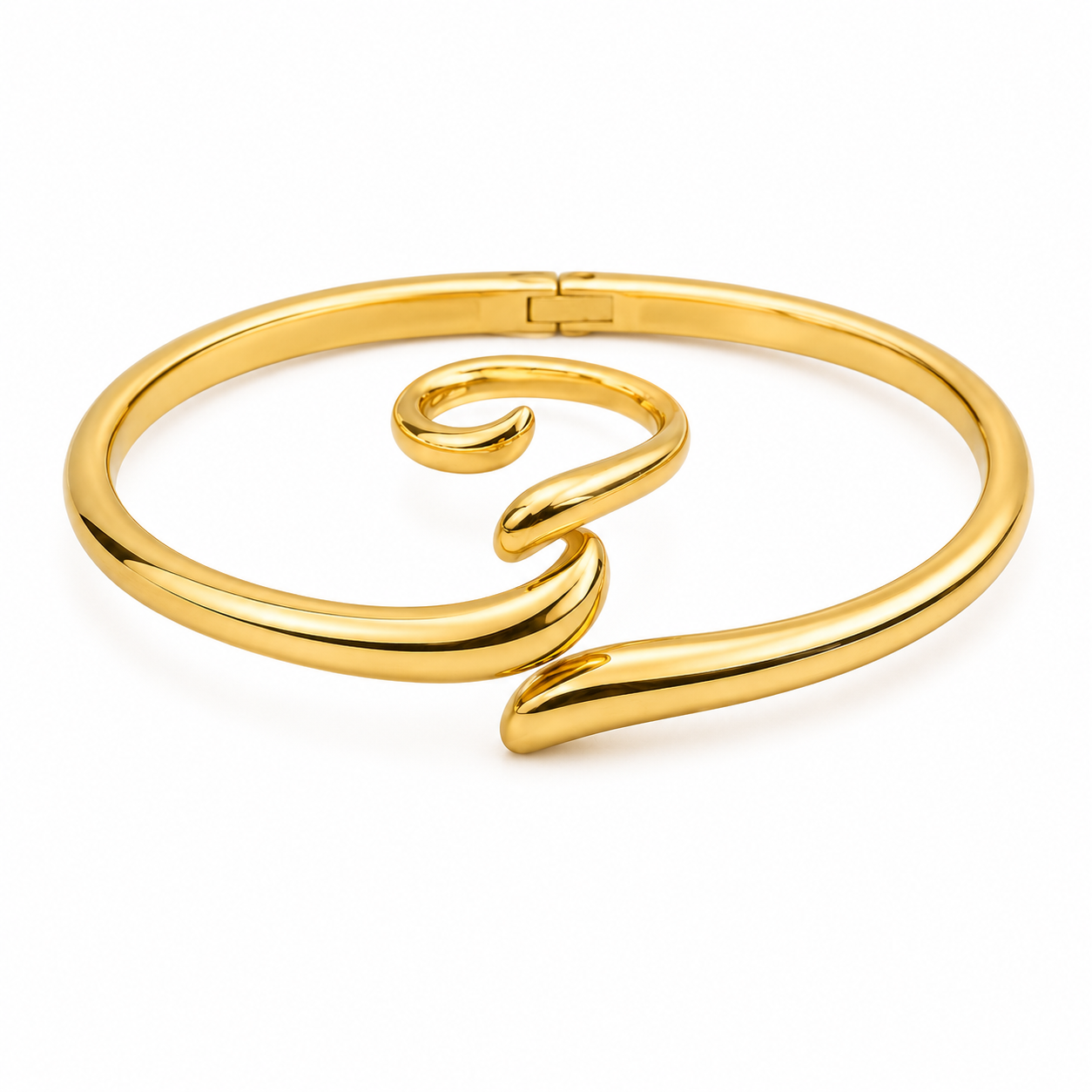 Serpentina Gold-Plated Bangle Set