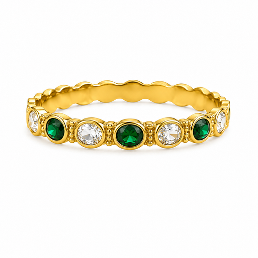 Emerald Radiance Crystal Bracelet