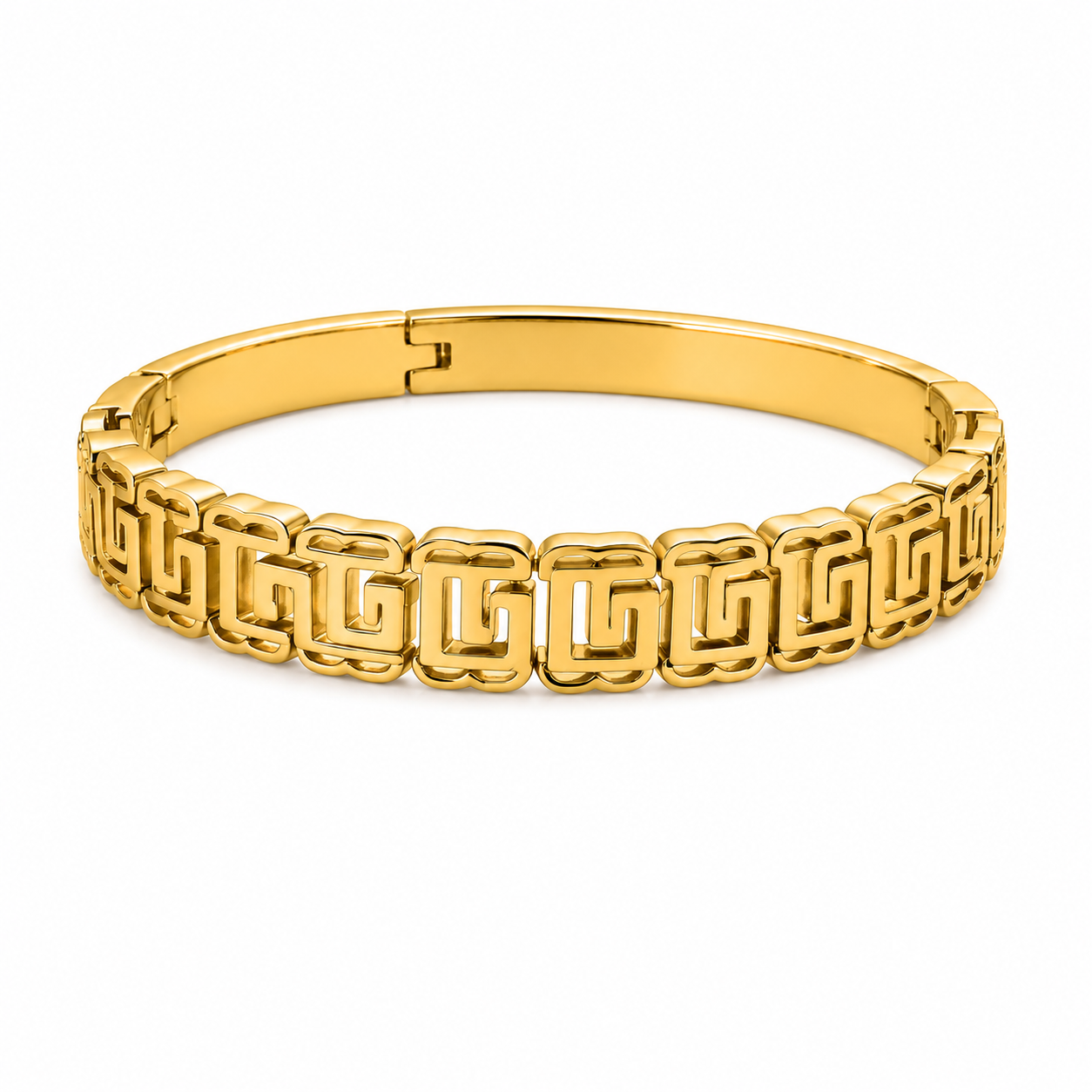 Aurelia Link Stainless Steel Bangle