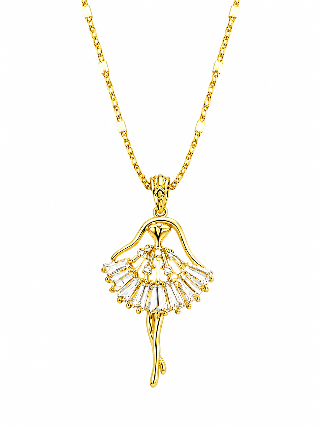 Ballerina Graceful Necklace - Gold