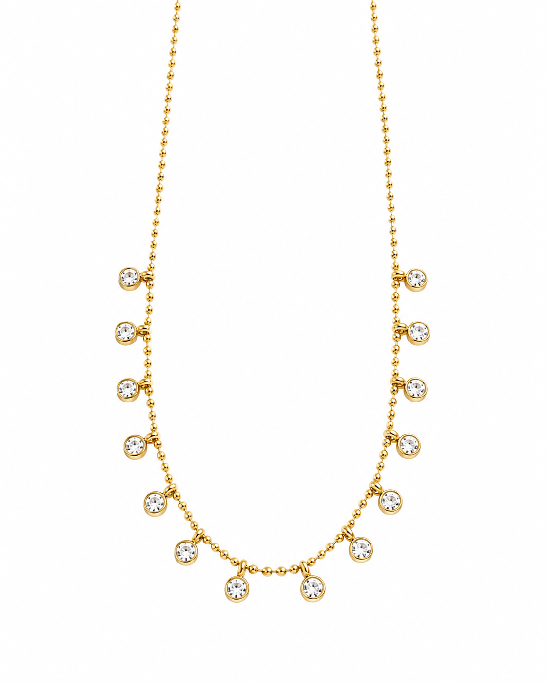 Celeste Drop Crystal Necklace