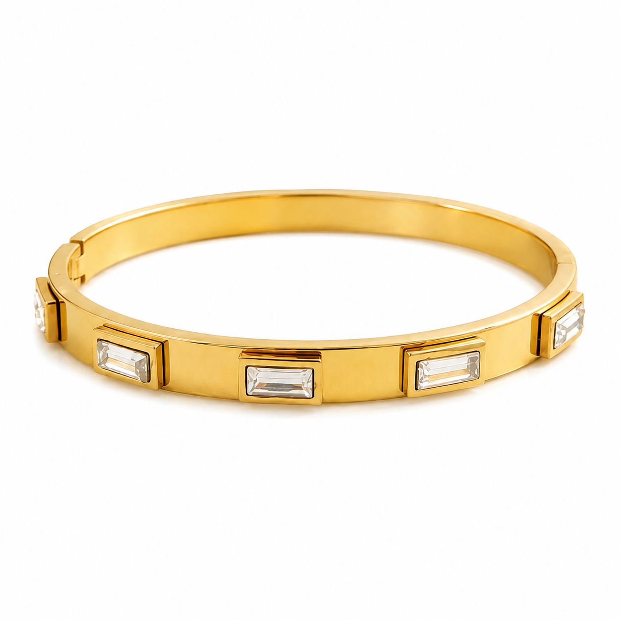 Celeste Baguette Bangle