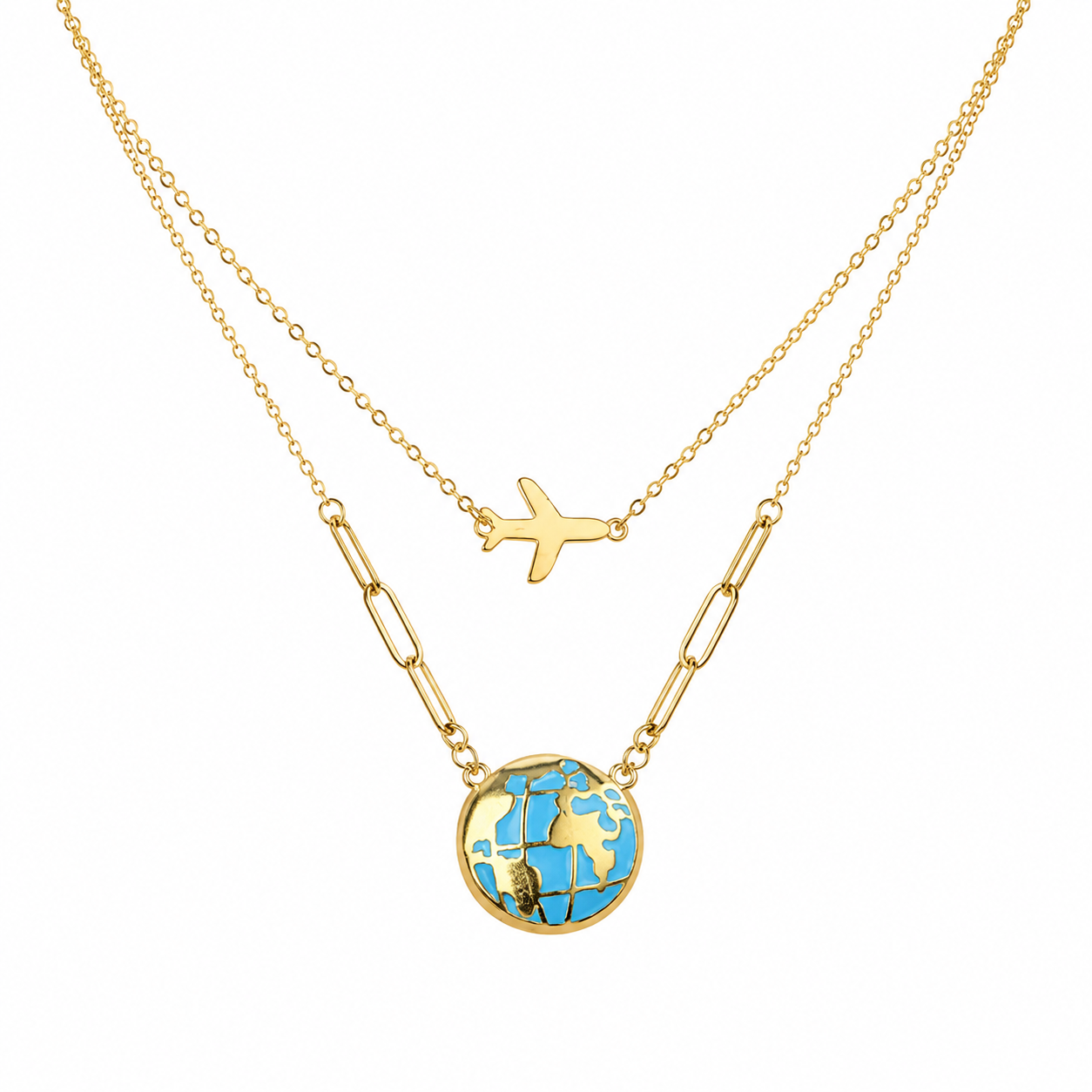 Wanderlust World Necklace