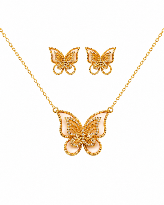 Golden Butterfly Elegance Set