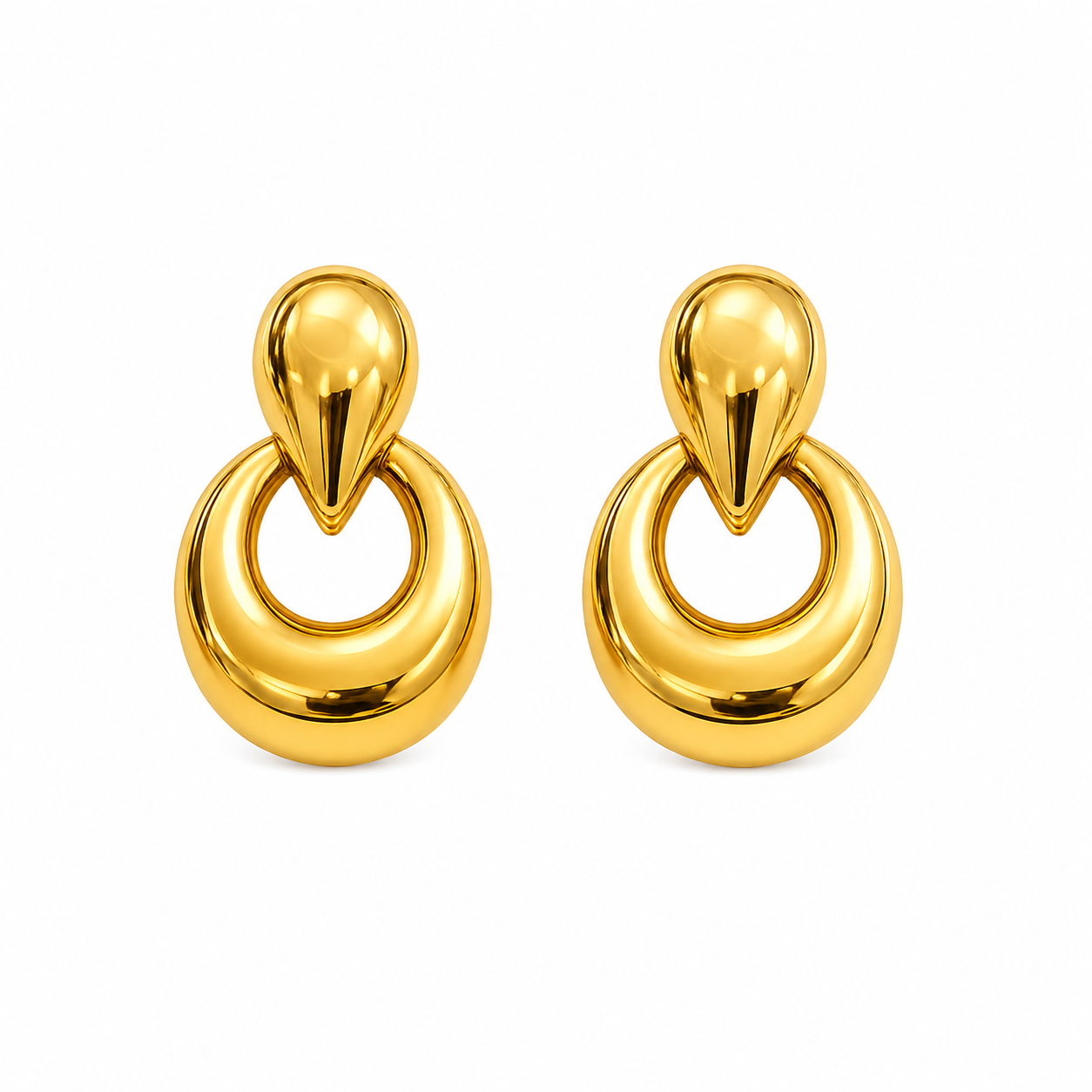 Aurora Halo Drop Earrings