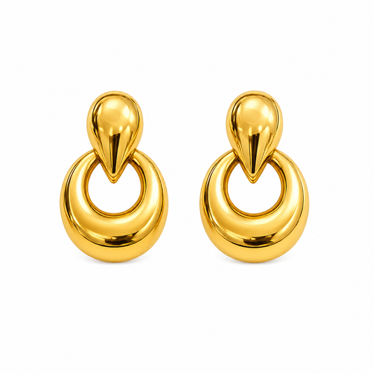 Aurora Halo Drop Earrings