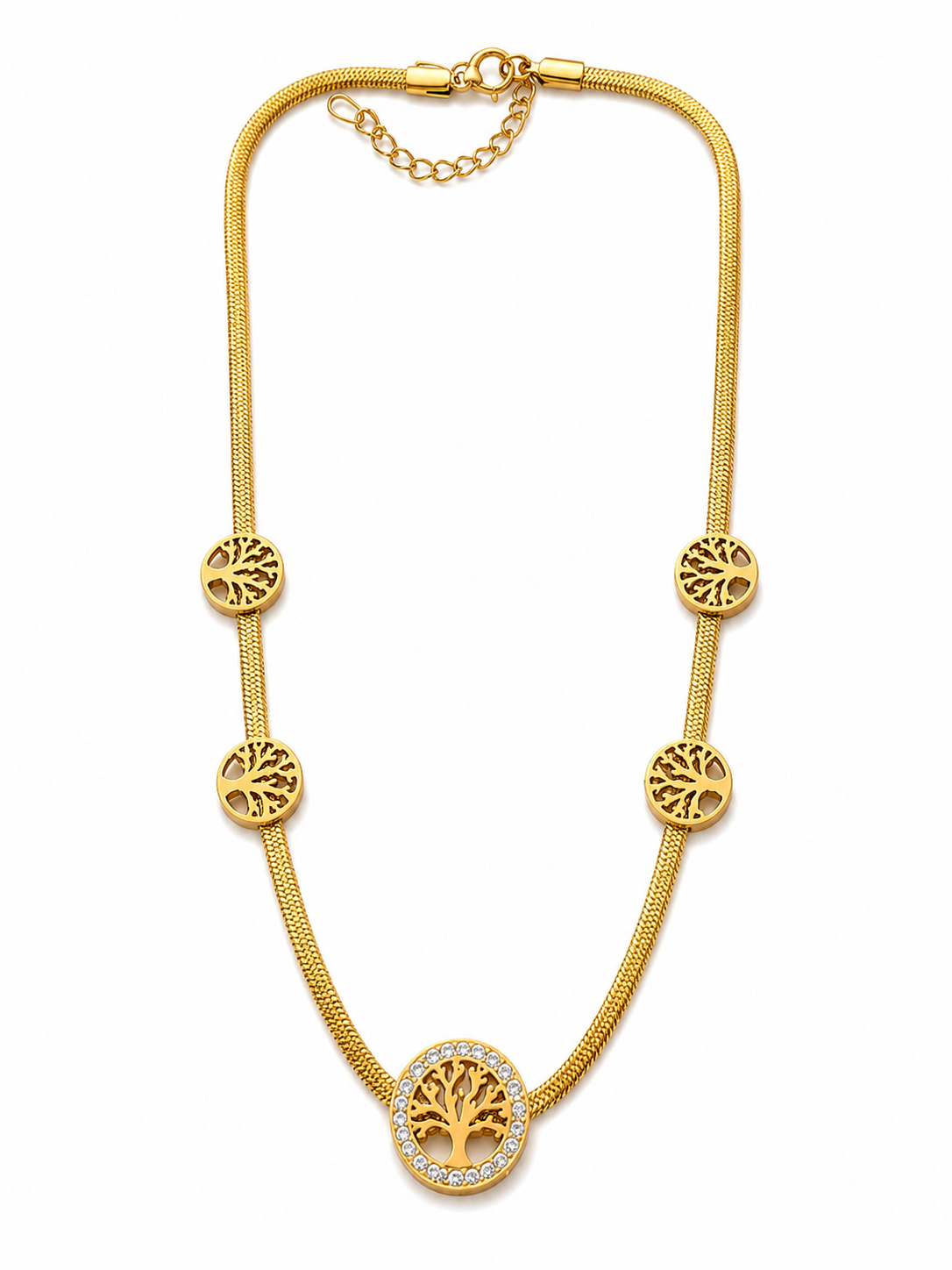 Tree of Life Mesh Necklace