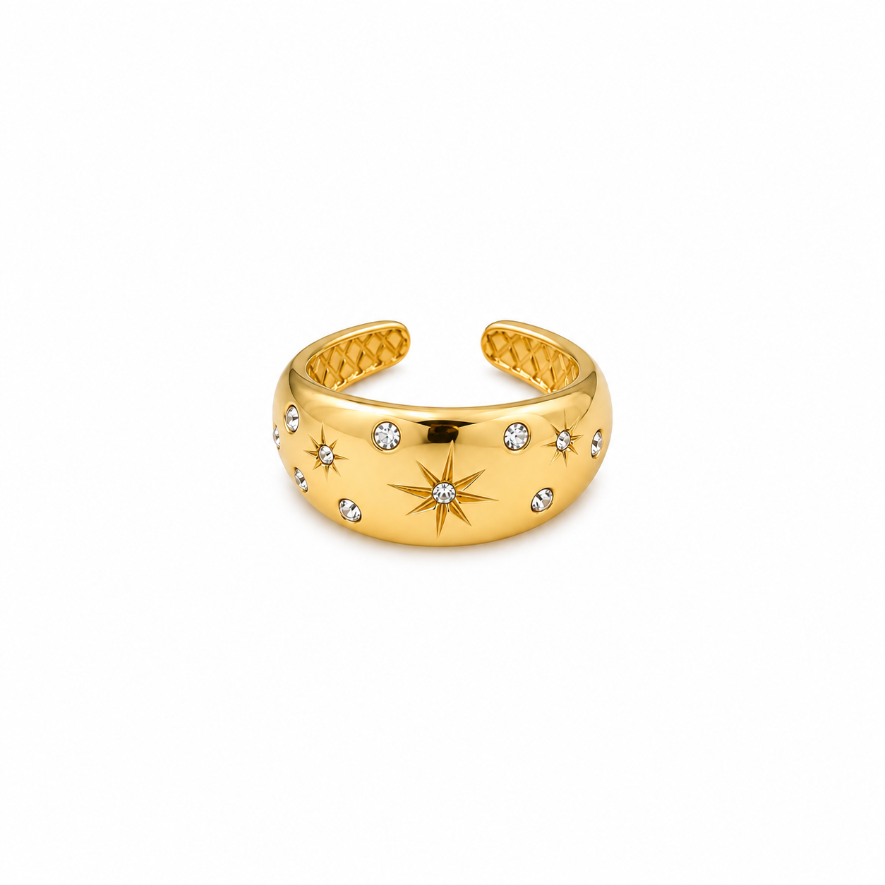 Celestial Spark Adjustable Ring