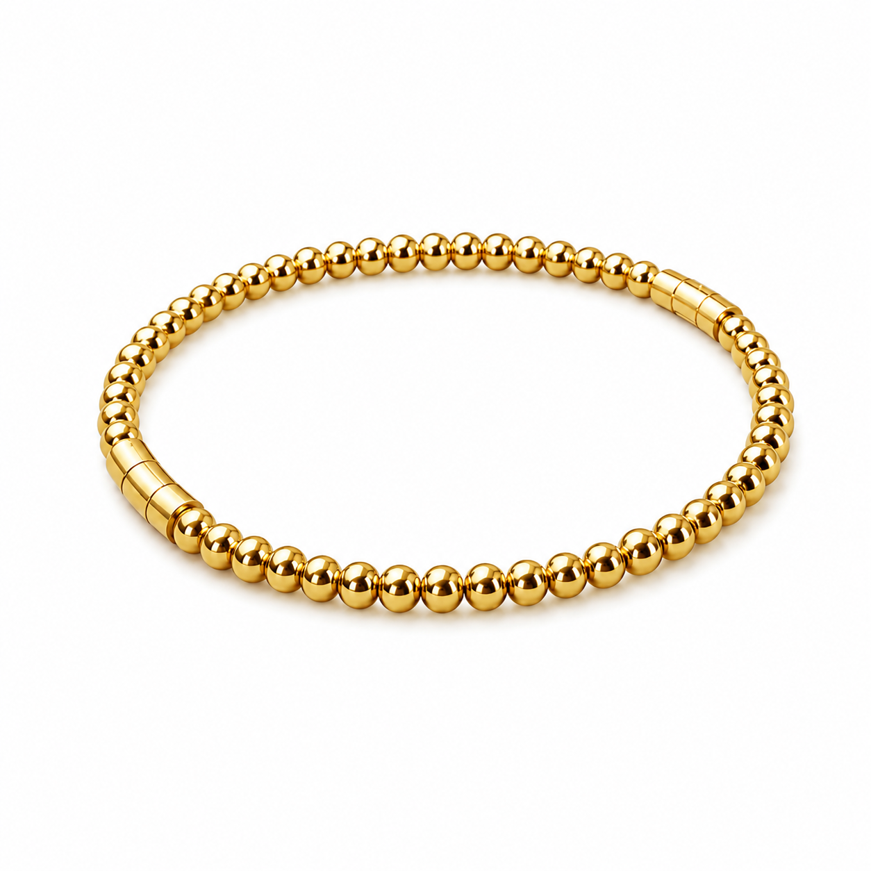 Gold Bead Bangle