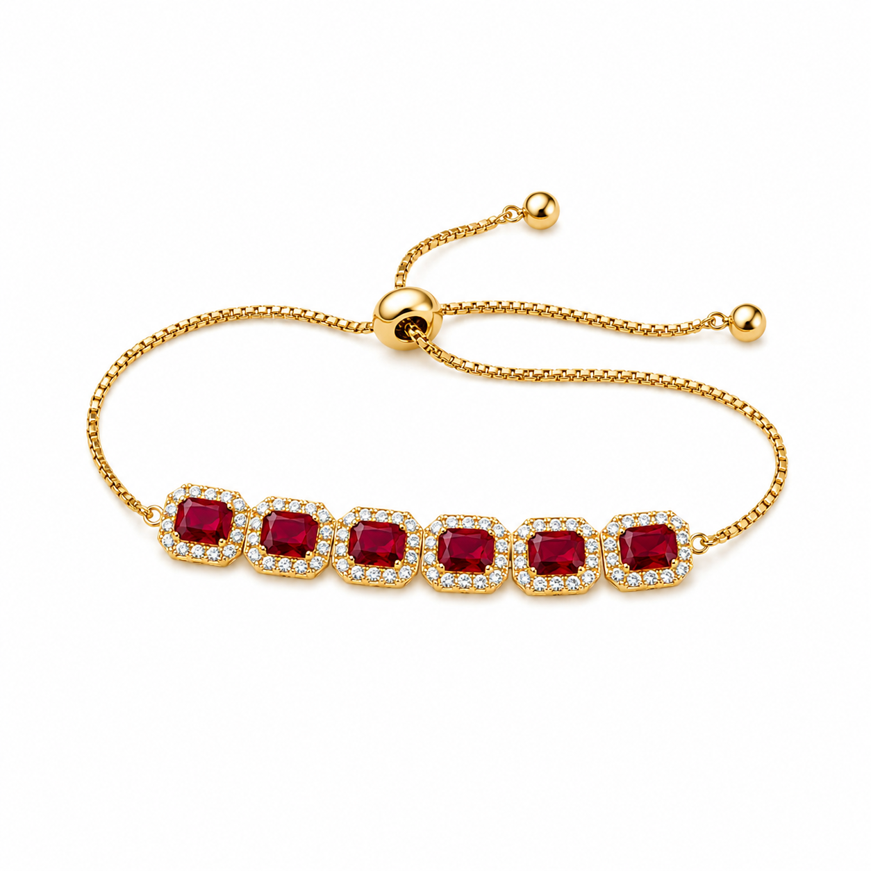 Ruby Red Bracelet