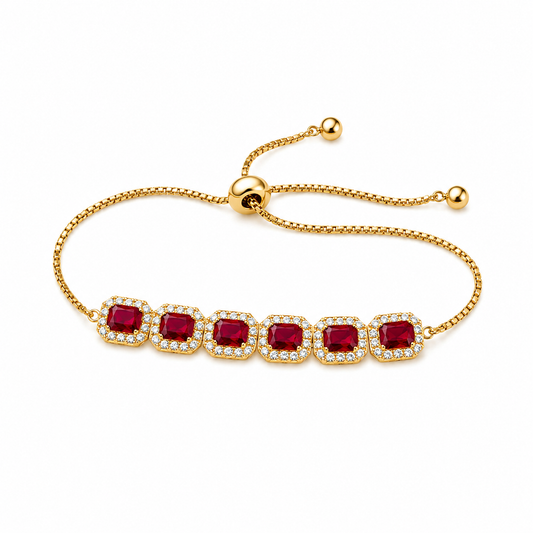 Ruby Red Bracelet