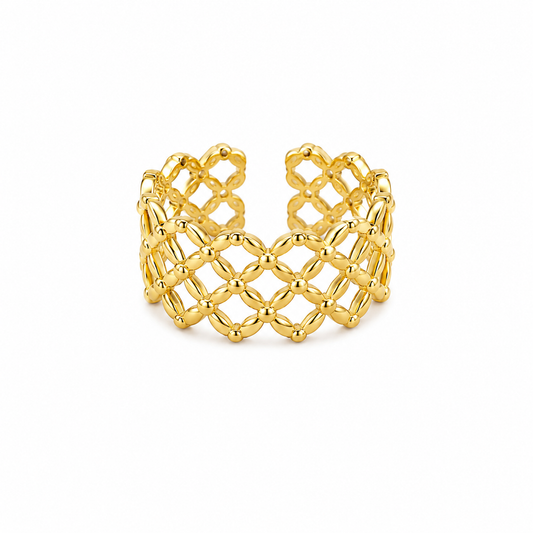 Golden Bloom Ring