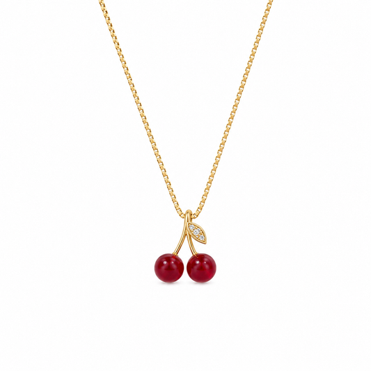 Cherry Blossom Pendant Necklace