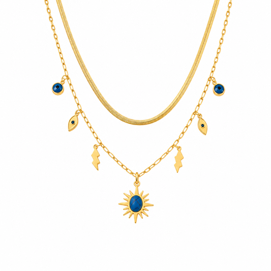 Celestial Guardian Layered Necklace