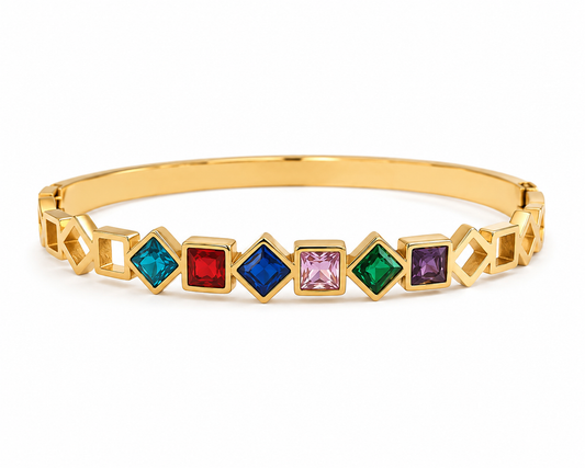 Prism Luxe Gemstone Bangle