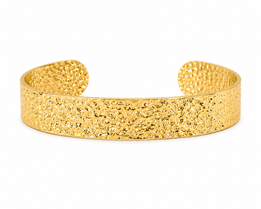 Textured Stainless Steel Cuff