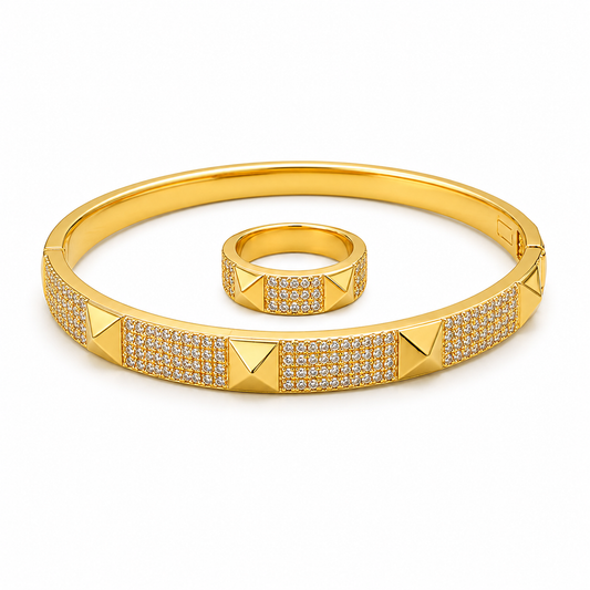 Radiant Luxe Bracelet & Ring Set