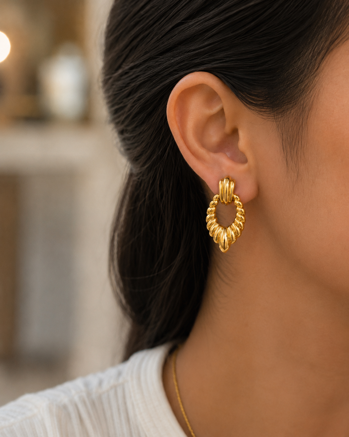 Twisted Luxe Drop Earrings