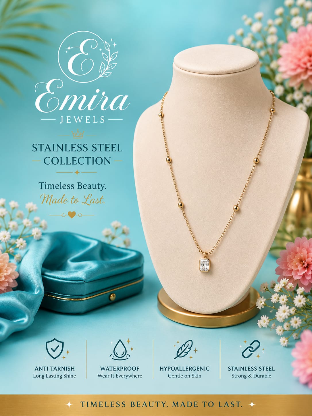Crystal Pendant Necklace