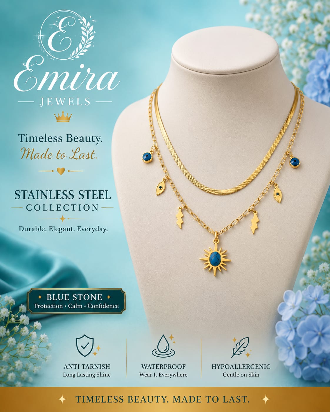 Celestial Guardian Layered Necklace