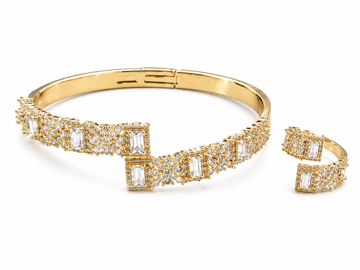 Royal Radiance Bangle & Ring Set