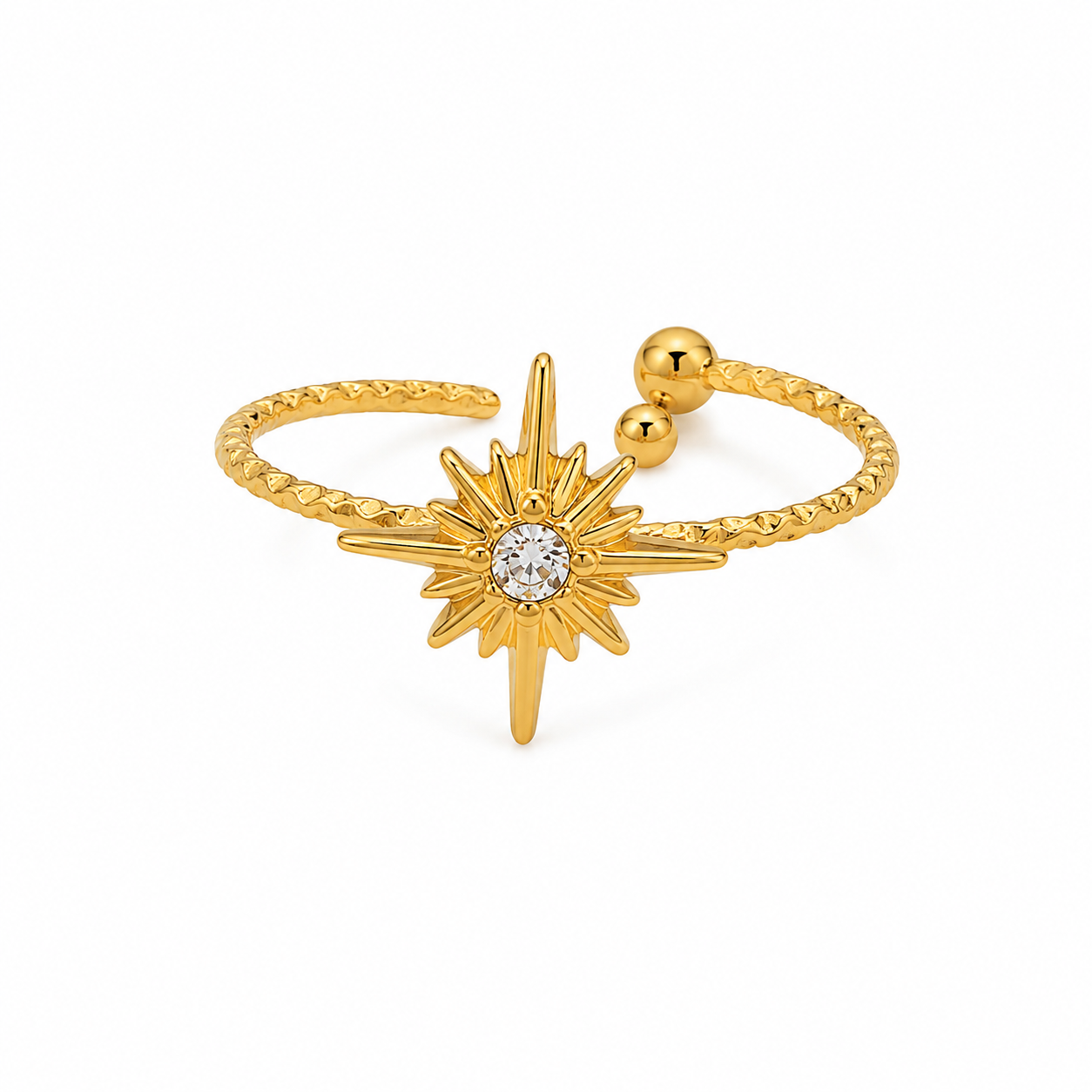Starburst Adjustable Ring