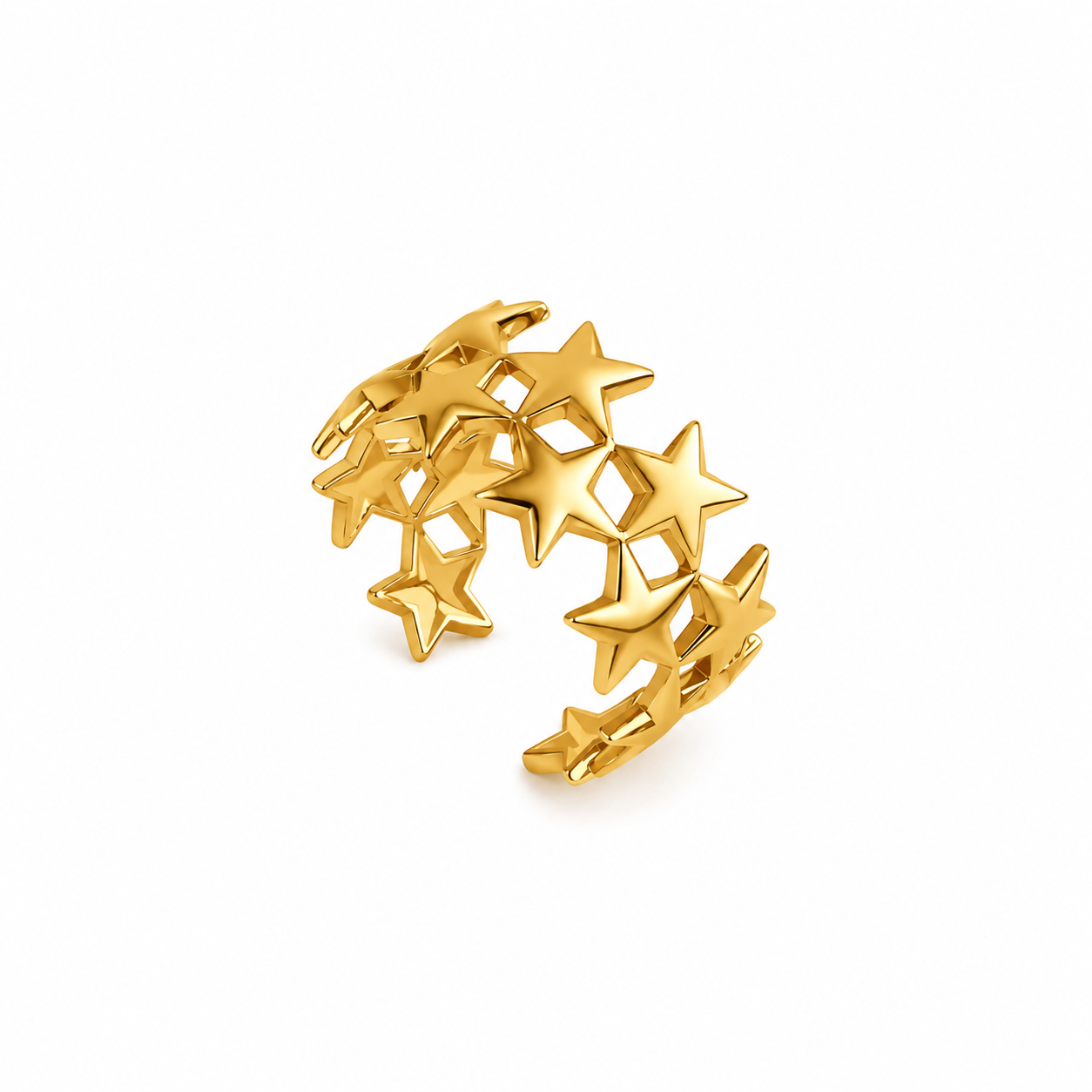 Celestial Stars Adjustable Ring