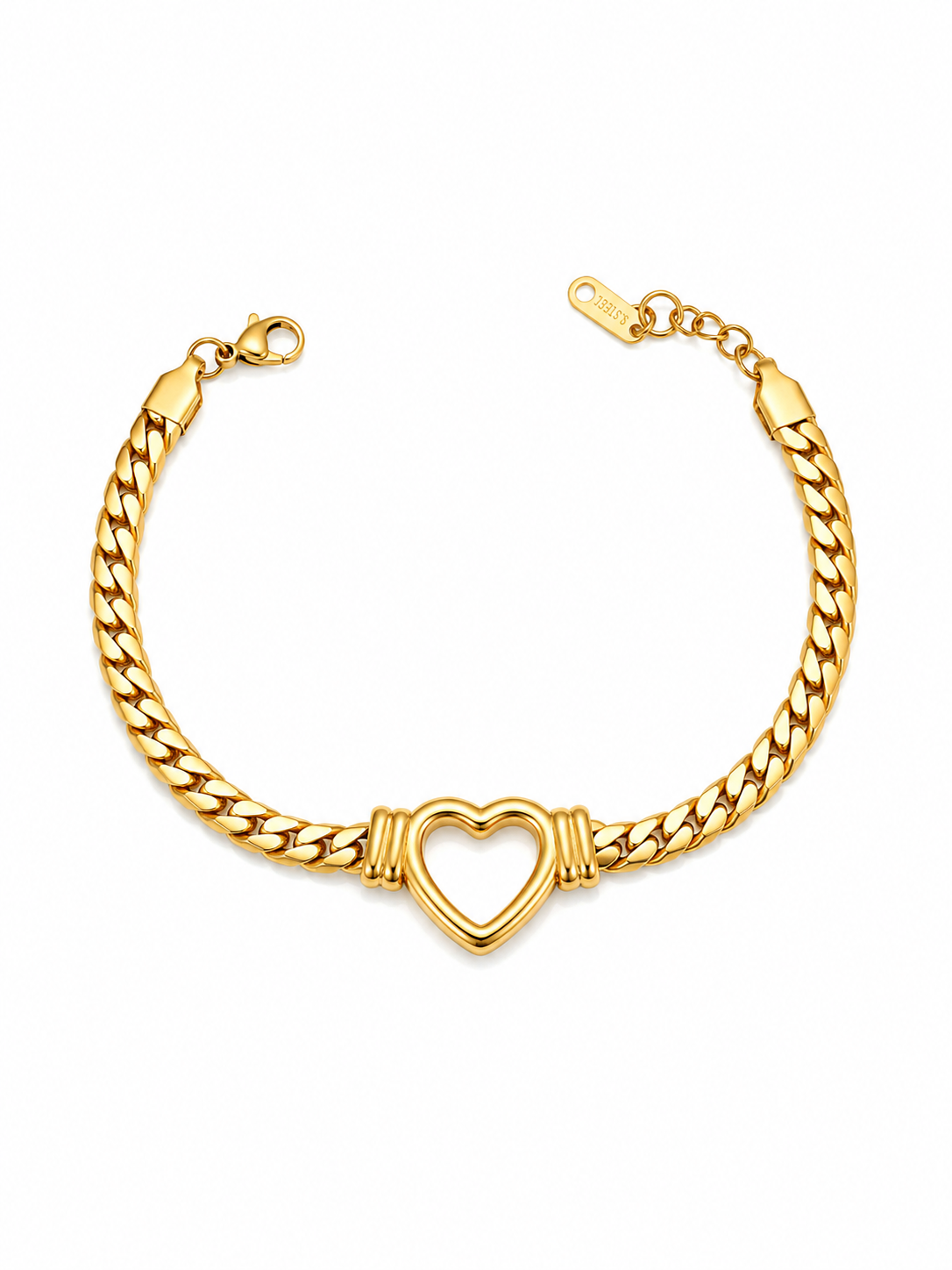 Amour Heart Link Bracelet