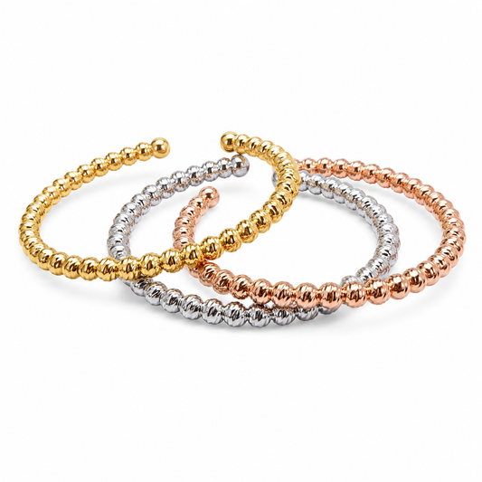 Luna Beaded Cuff Bracelet- 3 pcs
