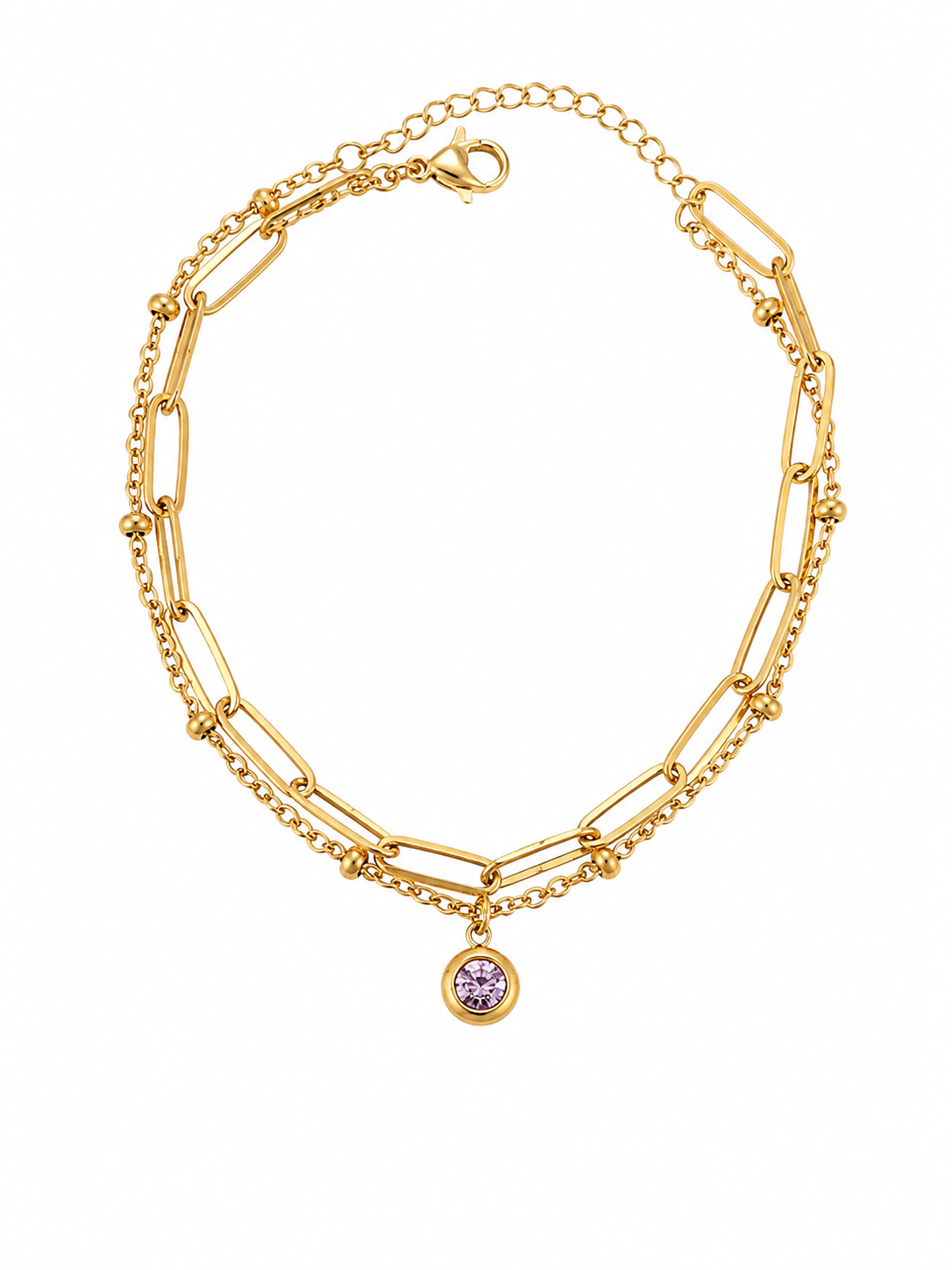 Celeste Crystal Layered Bracelet