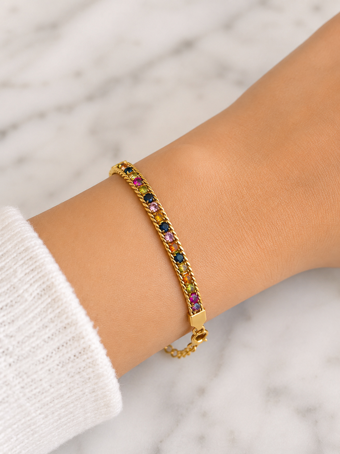 Aurora Cryatal Bracelet