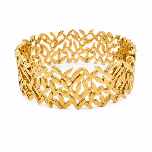 Laurel Lace Cuff Bracelet