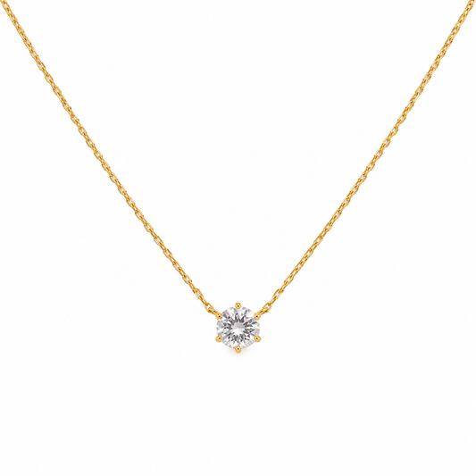 Celeste Solitaire Necklace