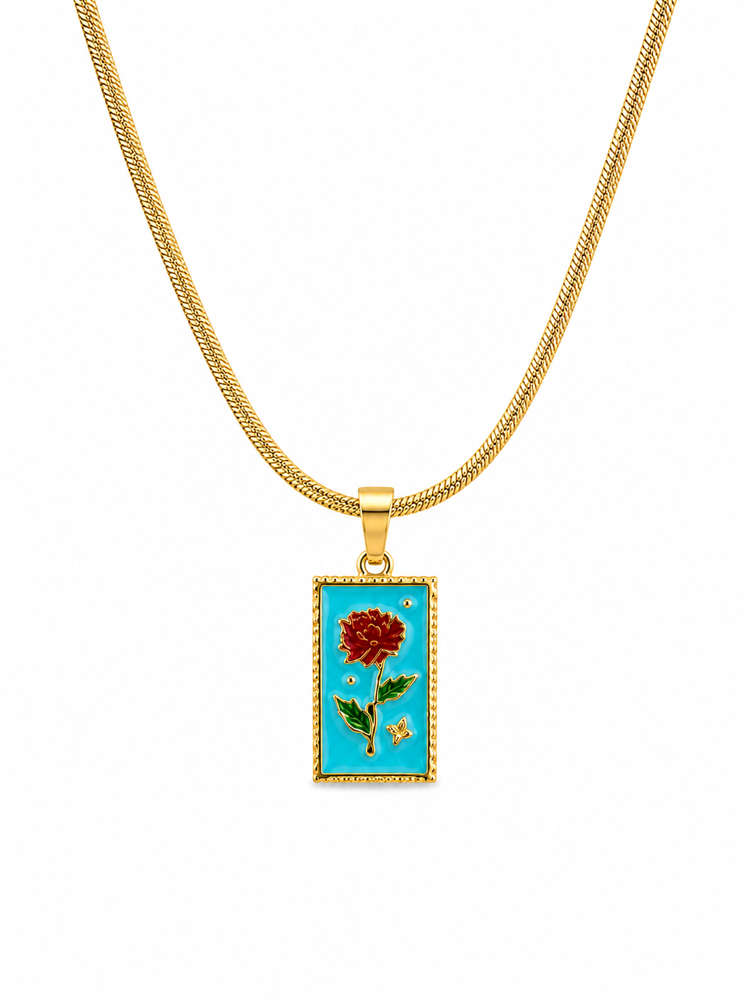 Rose Pendant Necklace