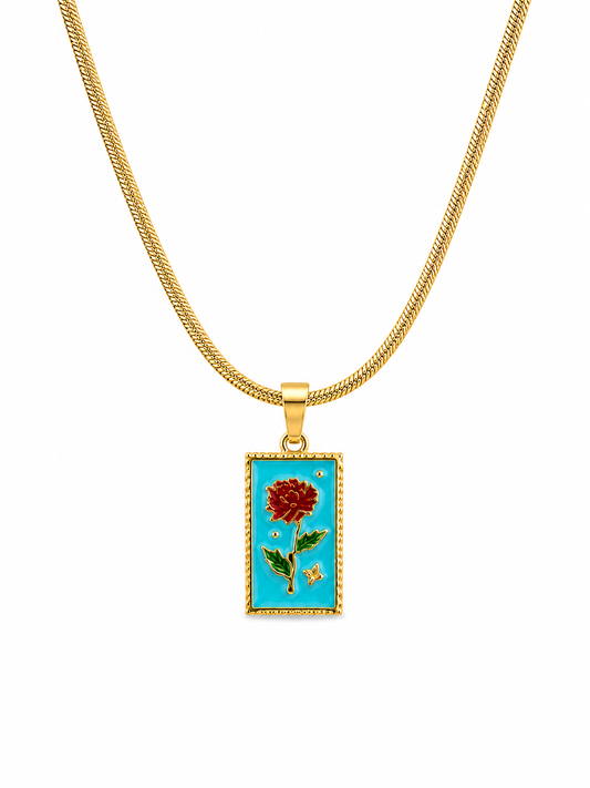 Rose Pendant Necklace