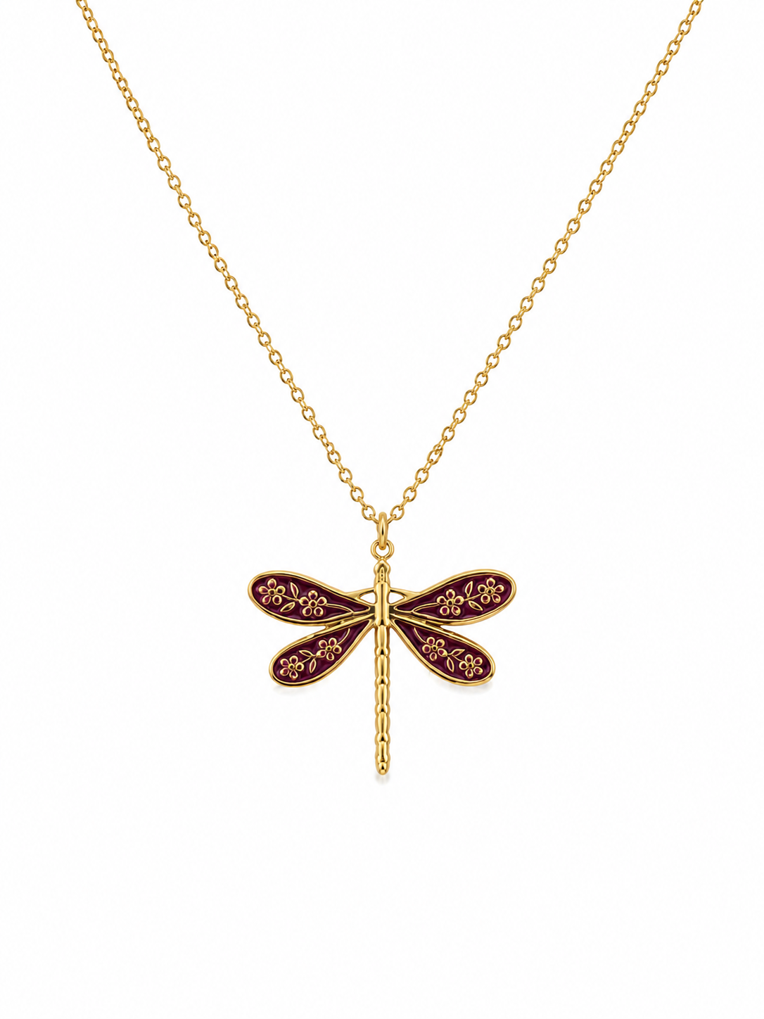 Enchanted Dragonfly Pendant Necklace